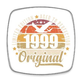 Geburtstagsgeschenk 1999 Original 1999 - Viereckiger Kühlschrankmagnet - Weiß - Vorne