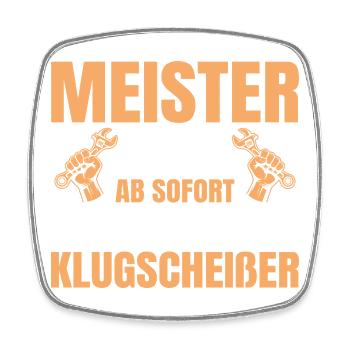 Vehicle Mechatronics Technician Master 2026 - Square fridge magnet - white - Front