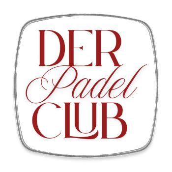 The Padel Club - Square fridge magnet - white - Front