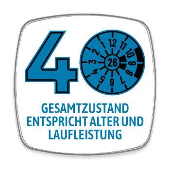 HU März 2026 - 40 Jahre - Geburtstag Geschenk - Viereckiger Kühlschrankmagnet - Weiß - Vorne