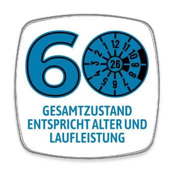 HU März 2026 - 60 Jahre - Geburtstag Geschenk - Viereckiger Kühlschrankmagnet - Weiß - Vorne
