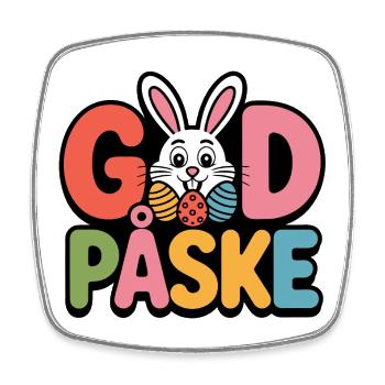 Humour de Pâques - Magnet carré - blanc - Devant