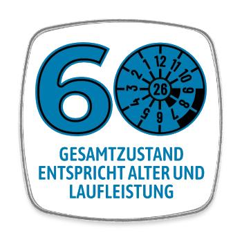 HU April 2026 - 60 Jahre - Geburtstag Geschenk - Viereckiger Kühlschrankmagnet - Weiß - Vorne