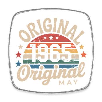 Mai 1965 : L'Original Mai 1965 - Édition Classique - Magnet carré - blanc - Devant