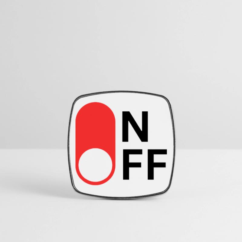 ON/OFF mode Square fridge magnet