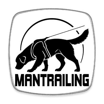 Golden Retriever Mantrailing Hundesport Hunde - Viereckiger Kühlschrankmagnet - Weiß - Vorne