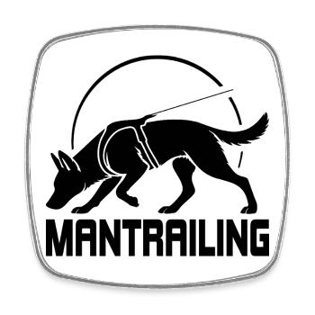 Malinois Mantrailing Hundesport Hunde Hund - Viereckiger Kühlschrankmagnet - Weiß - Vorne