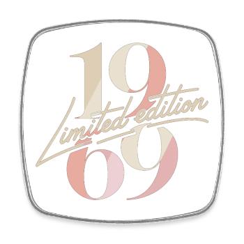 Anniversaire en édition limitée 1969 - Magnet carré - blanc - Devant