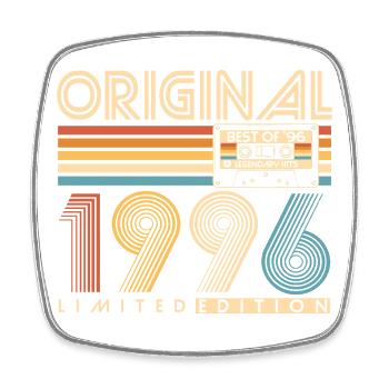 30 Birthday 30 Years 1996 Vintage Born - Square fridge magnet - white - Front