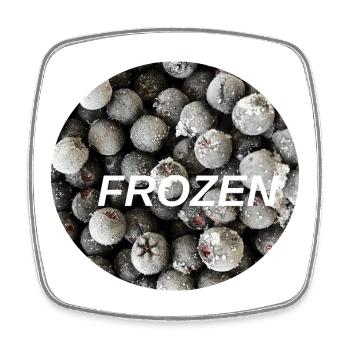  Frozen berry Superfood Circle - Square fridge magnet - white - Front
