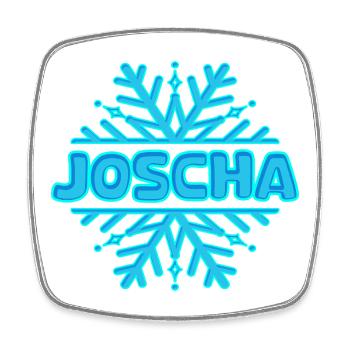 Cadeau pour Joscha - Magnet carré - blanc - Devant