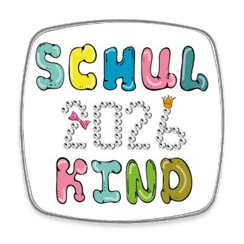 Schoolchild 2026 - Square fridge magnet - white - Front