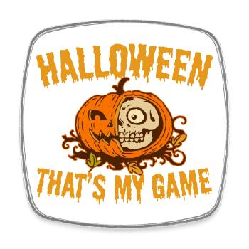 Halloween Party - Halloween That's My Game - Viereckiger Kühlschrankmagnet - Weiß - Vorne