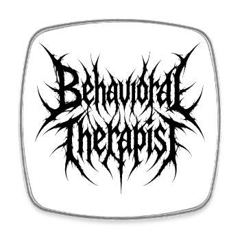 Behavioural therapist, school behaviour technician - Square fridge magnet - white - Front