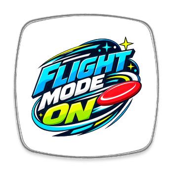 Flugmodus Aktiv - Viereckiger Kühlschrankmagnet - Weiß - Vorne