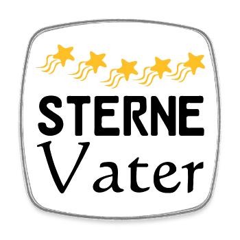 Sterne Vater Vatertag Familie Sprüche Geschenk - Viereckiger Kühlschrankmagnet - Weiß - Vorne