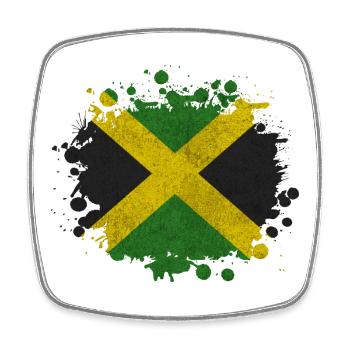 Jamaïque Jamaïque Taches Caraïbes Cadeau - Magnet carré - blanc - Devant