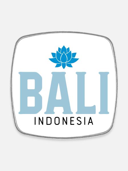 Bali - Magnet carré - blanc