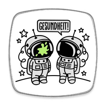 Gesundheit! - Square fridge magnet - white - Front