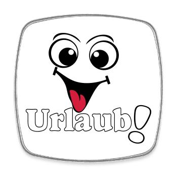 Holiday, Holiday Saying Shirt Sticker Holiday (25) - Square fridge magnet - white - Front