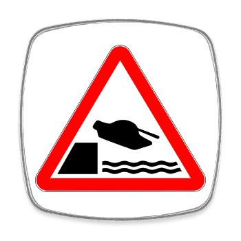 No war! - Square fridge magnet - white - Front