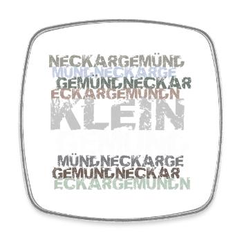 Neckargemünd - Kleingemuend - Viereckiger Kühlschrankmagnet - Weiß - Vorne