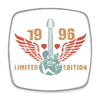 Guitar Guitarist Guitar Player 1996 Birthday - Square fridge magnet - white - Front