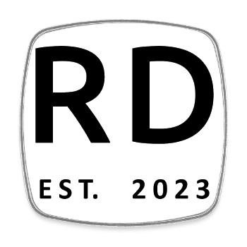 RD Est. 2023 Remise des diplômes Diététiste Cadeau étudiant - Magnet carré - blanc - Devant