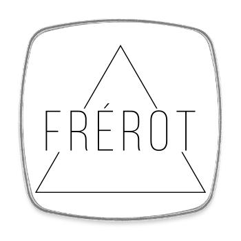 Frérot - Nous sommes tous frères - Magnet carré - blanc - Devant