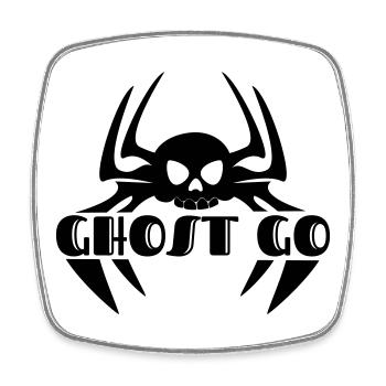 Ghost Go Gruselige Saison - Viereckiger Kühlschrankmagnet - Weiß - Vorne