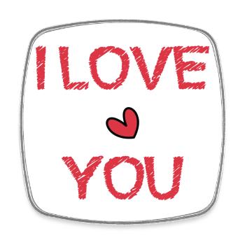 CHRISTMAS. YEAR. ANNIVERSARY. RETIREMENT. DAD. MAMAM. - Square fridge magnet - white - Front
