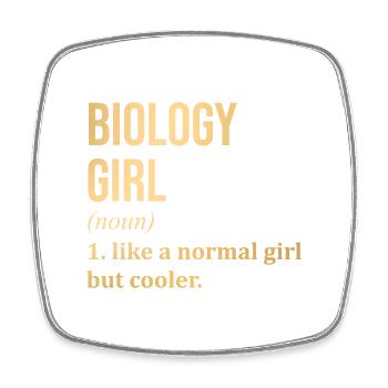 Biology - Square fridge magnet - white - Front