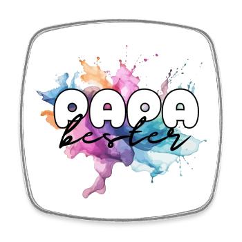 Best Dad, Father's Day, Men's Day, Dad, Dad - Square fridge magnet - white - Front