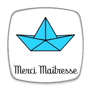 MISTRESS. THANK YOU. THANK YOU MISTRESS - Square fridge magnet - white - Front