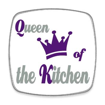 Kleine Geschenke für alle die gern kochen - Viereckiger Kühlschrankmagnet - Weiß - Vorne