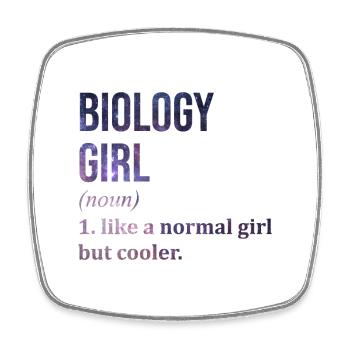 Biology - Square fridge magnet - white - Front