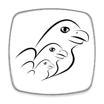 anniversary. Anniversary Decade. humor. funny - Square fridge magnet - white - Front