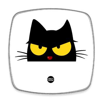 Midnight Rage - Square fridge magnet - white - Front