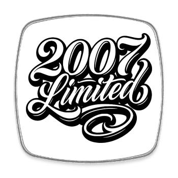 2007 Limited Edition 18th Birthday - Square fridge magnet - white - Front