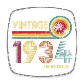 Jahrgang 1993 Circle Palm Edition - Viereckiger Kühlschrankmagnet - Weiß - Vorne
