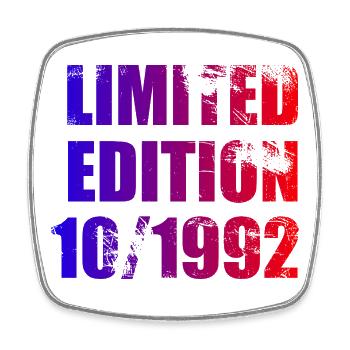 33e anniversaire Edition limitée 10/1992 - Magnet carré - blanc - Devant