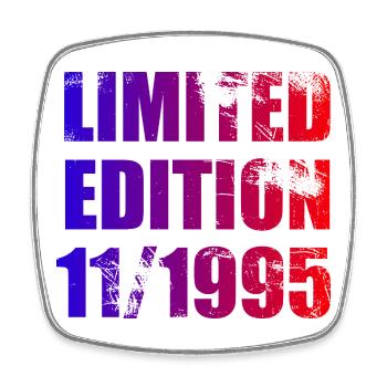30e anniversaire Edition limitée 11/1995 - Magnet carré - blanc - Devant
