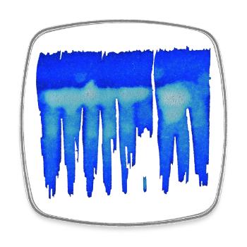 Abstract - Blue Background - Square fridge magnet - white - Front