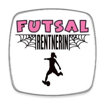 Futsal Rentnerin Futsalerin Rente Ruhestand - Viereckiger Kühlschrankmagnet - Weiß - Vorne
