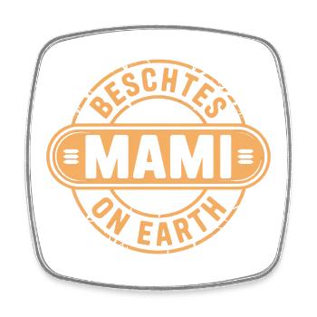 Beschtes Mami Schweizerdeutsch Muttertag - Viereckiger Kühlschrankmagnet - Weiß - Vorne