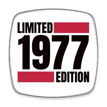 Limited Edition 1977 – Original since '77 - Square fridge magnet - white - Front