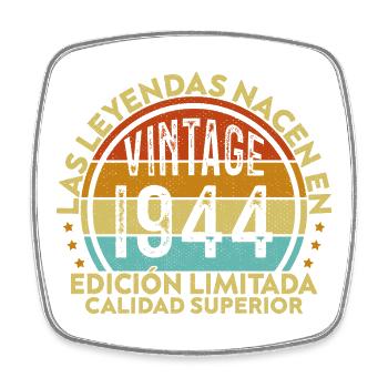Cadeau d’anniversaire rétro vintage 1944 - Magnet carré - blanc - Devant