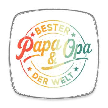 Grand-père Idées cadeaux pour la fête des pères Papa Papa Papa Fête des pères - Magnet carré - blanc - Devant