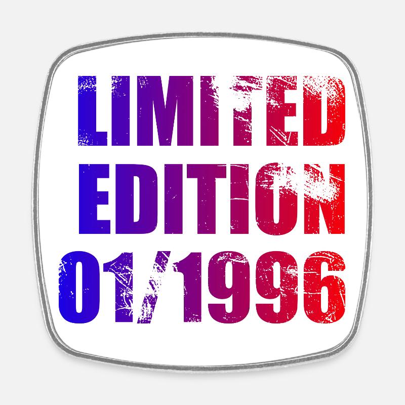 30. Geburtstag Limited Edition 01/1996 - Viereckiger Kühlschrankmagnet - Weiß