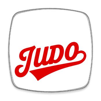 Ich kann nicht, ich habe Judo, Humor, Judoka. - Viereckiger Kühlschrankmagnet - Weiß - Vorne
